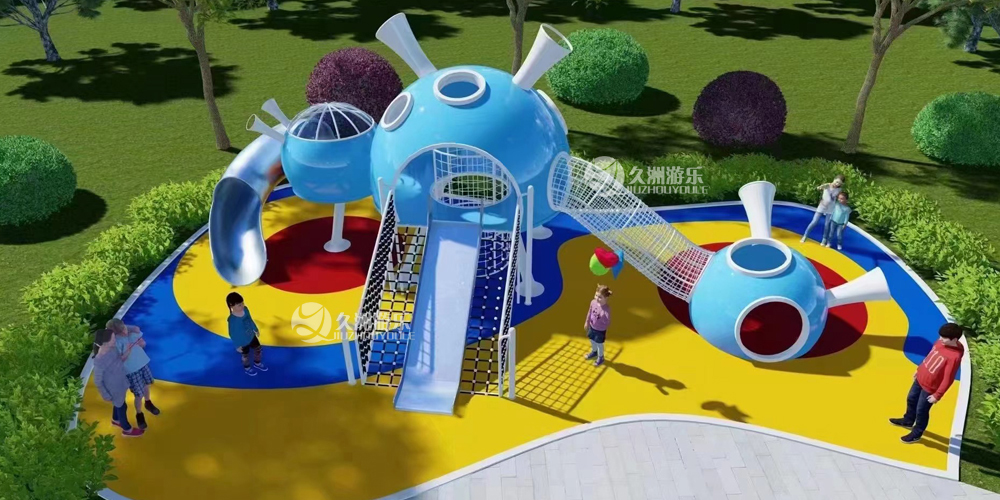 陜西省韓城市無(wú)動(dòng)力游樂(lè)設(shè)備案例